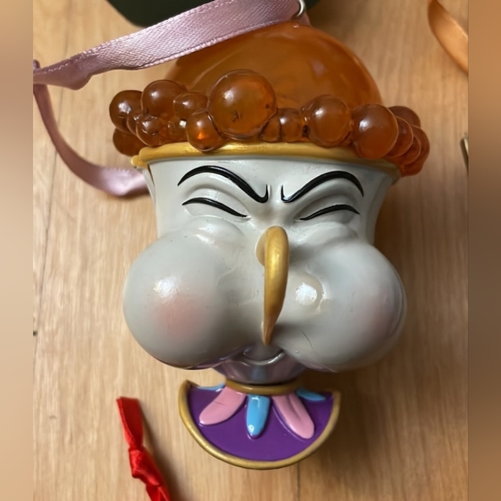 DISNEY Beauty and the Beast Chip Christmas ornament official merchandise